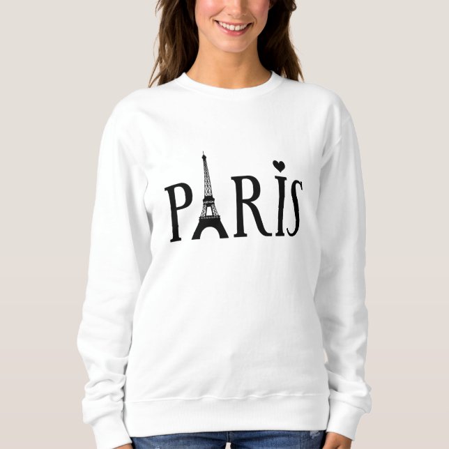 Sudadera París - Arte gráfico (Anverso)