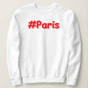 Sudadera "París". Diseño elegante. ¡Hazte con una en Zazzle