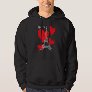 Sudadera París Enamorada Torre Eiffel con Corazón Francia R