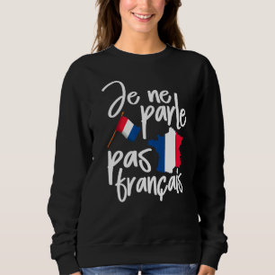 Sudadera París Francés Torre Eiffel Marseille Bonjour Hombr