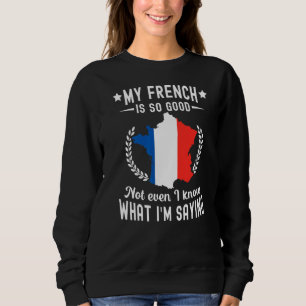 Sudadera París Francia Francés Marsella Bonjour Souvenir Mo