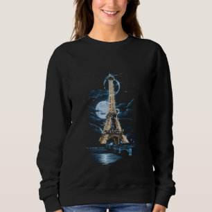 Sudadera Paris Francia Torre Eiffel Luna de Miel Souve Vaca