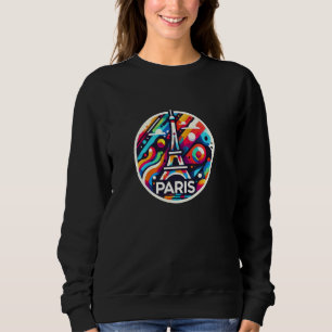Sudadera París Francia Torre Eiffel Viaje Moderno y Elegant