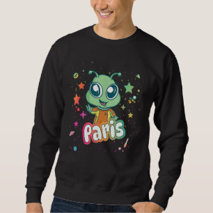 Sudadera PARÍS - Nombre de niño pequeño con un extraño lind