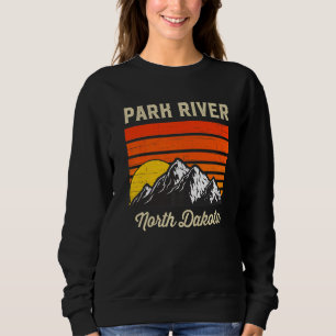 Sudadera Park River North Dakota Retro City State Vintage U