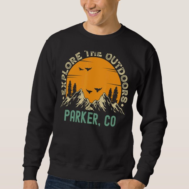 Sudadera Parker Colorado Explora El Exterior (Anverso)