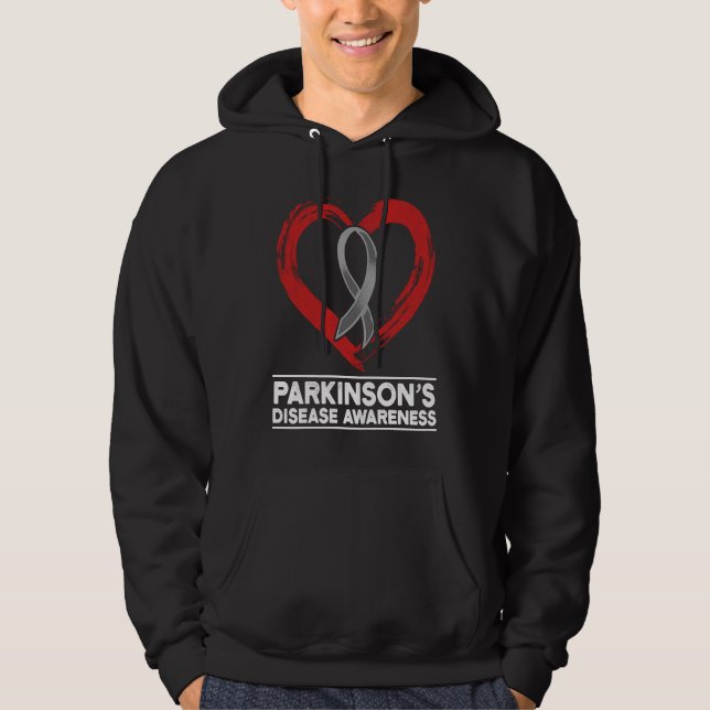 Sudadera Parkinsons Disease Awareness Heart Warrior Survivo (Anverso)