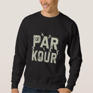 Sudadera Parkour Carrera Libre Saltando Parkour Acrobacias