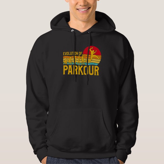Sudadera Parkour extreme athlete parkour runner funny sayin (Anverso)
