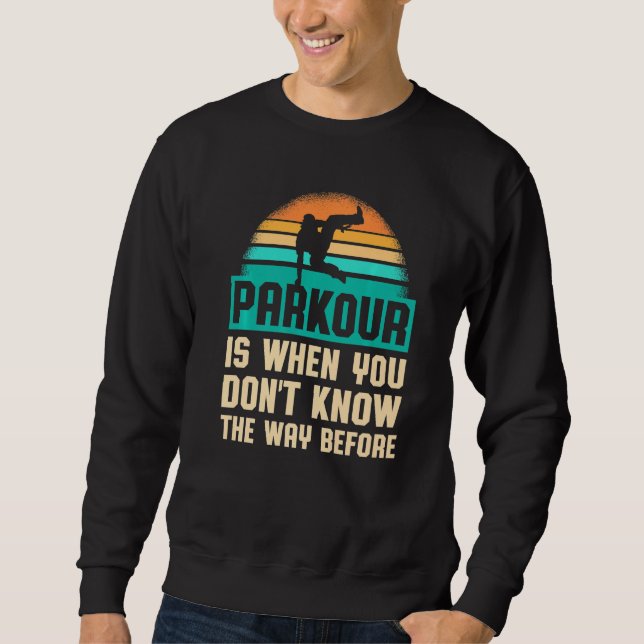 Sudadera Parkour For Parkour Runner Traceur Freestyle Runne (Anverso)
