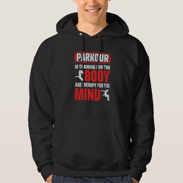 Sudadera Parkour For Parkour Runner Traceur Freestyle Runne (Anverso)