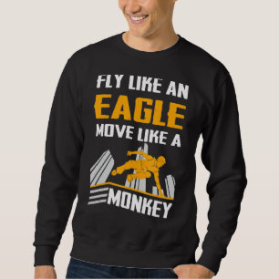 Sudadera Parkour Free Running Fly Like A Eagle Move Like A