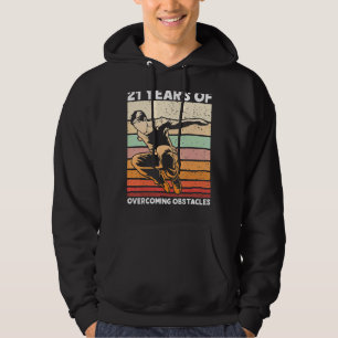 Sudadera Parkour libre 21 cumpleaños niño de 21 años