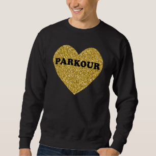 Sudadera Parkour para mujeres que amo el estacionamiento