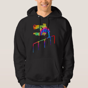 Sudadera Parkour sin correr Traceur Tie Dye Vintage