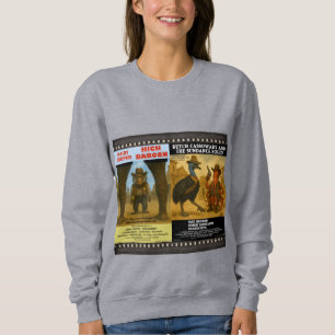 Sudadera Parodia de cartel de película de animales occident