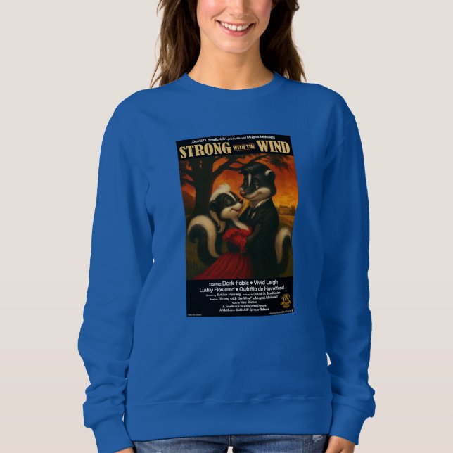 Sudadera Parodia de la película Strong with the Wind (Anverso)