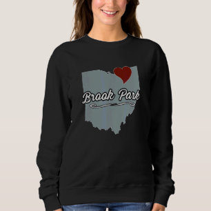 Sudadera PARQUE BROOK Ohio OH Ciudad Estado EE. UU. Recuer