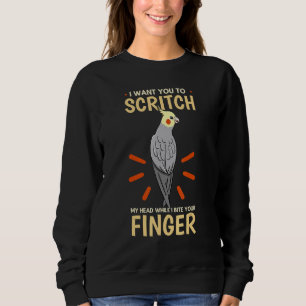 Sudadera Parque de aves Cockatiel Cockatoo Lutino Quarrion