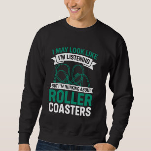 Sudadera Parque de diversiones Funny Roller Coaster Vintage