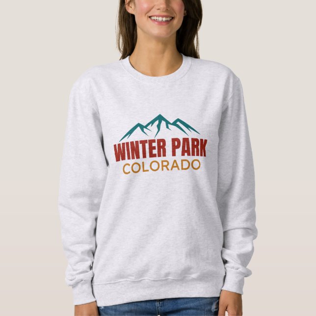 Sudadera Parque de Invierno Colorado (Anverso)