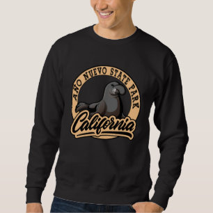 Sudadera Parque Estatal Año Nuevo California Focas Elefante