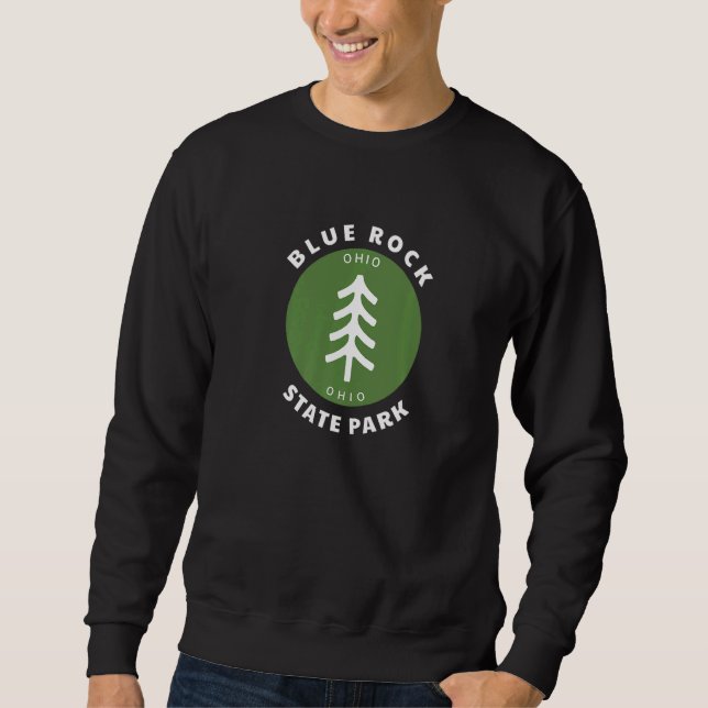 Sudadera Parque Estatal Blue Rock Ohio OH Tree Outforest (Anverso)
