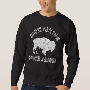 Sudadera Parque Estatal Custer Dakota del Sur Buffalo Hike 