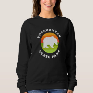 Sudadera Parque estatal Pocahontas Virginia Bear VA Souveni
