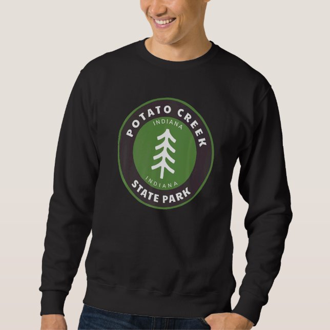 Sudadera Parque Estatal Potato Creek Indiana Al Aire Libre  (Anverso)