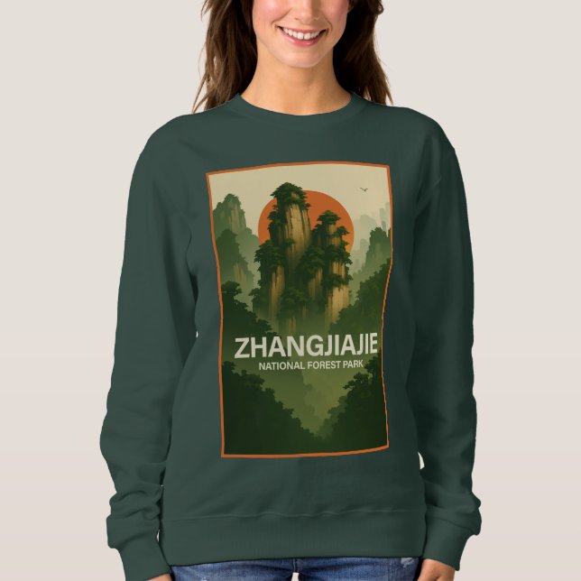 Sudadera Parque forestal nacional Zhangjiajie (Anverso)