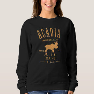Sudadera Parque Nacional Acadia Maine Usa Recuerdo Angustia