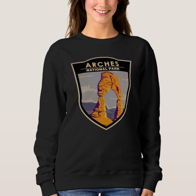 Sudadera Parque nacional Arches Delicate Arch Vintage (Anverso)