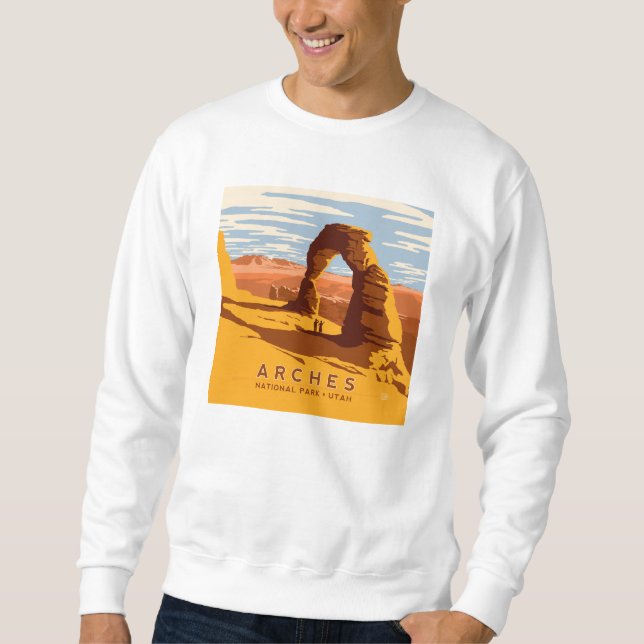 Sudadera Parque nacional Arches | Utah (Anverso)