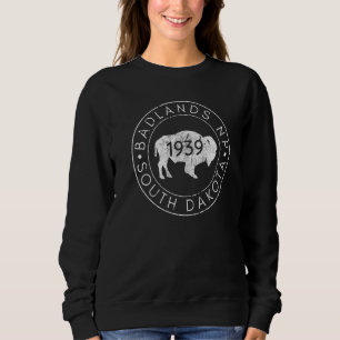 Sudadera Parque nacional Badlands South Dakota Buffalo Send