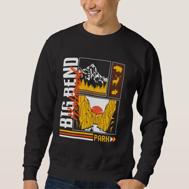 Sudadera Parque nacional Big Bend Chisos Mountain Texas Hik (Anverso)