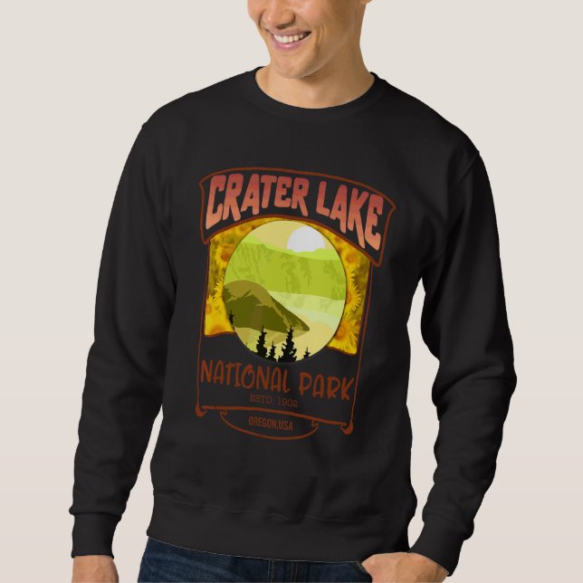 Sudadera Parque nacional Crater Lake (Anverso)