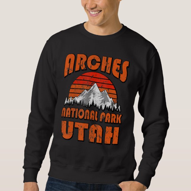 Sudadera Parque nacional de Arches Montaña Utah Hipódromo (Anverso)