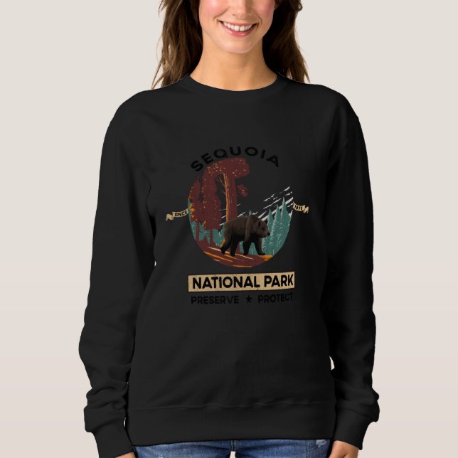 Sudadera Parque nacional de California Tshirt Sequoia Natio (Anverso)