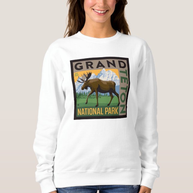 Sudadera Parque nacional de Grand Teton (Anverso)