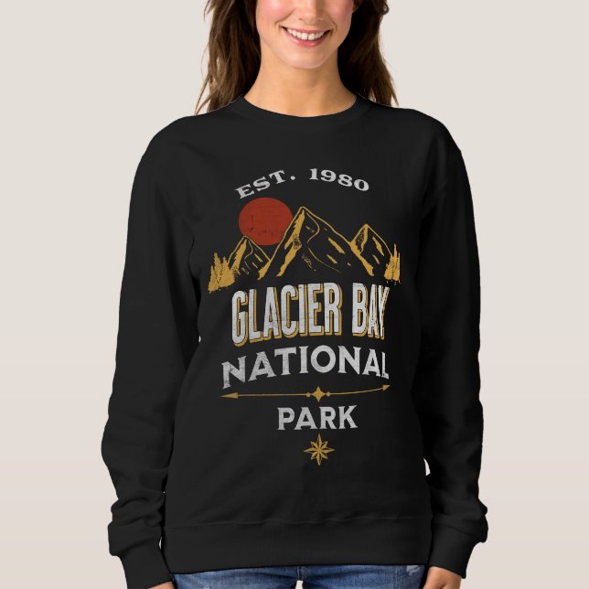Sudadera Parque nacional de la Bahía del Glaciar (Anverso)