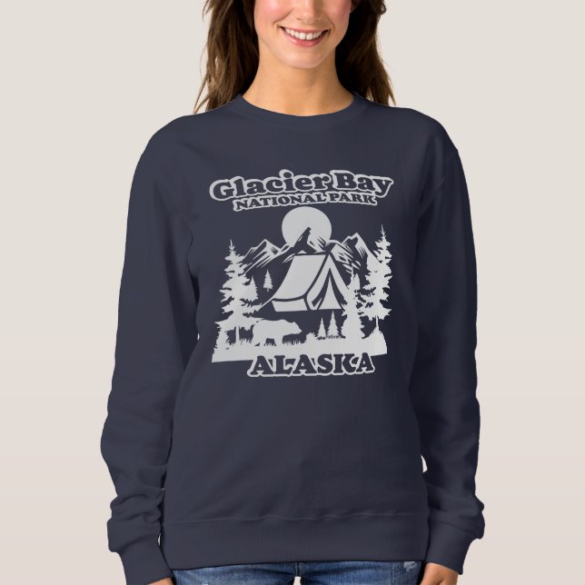 Sudadera Parque nacional de la Bahía del Glaciar (Anverso)