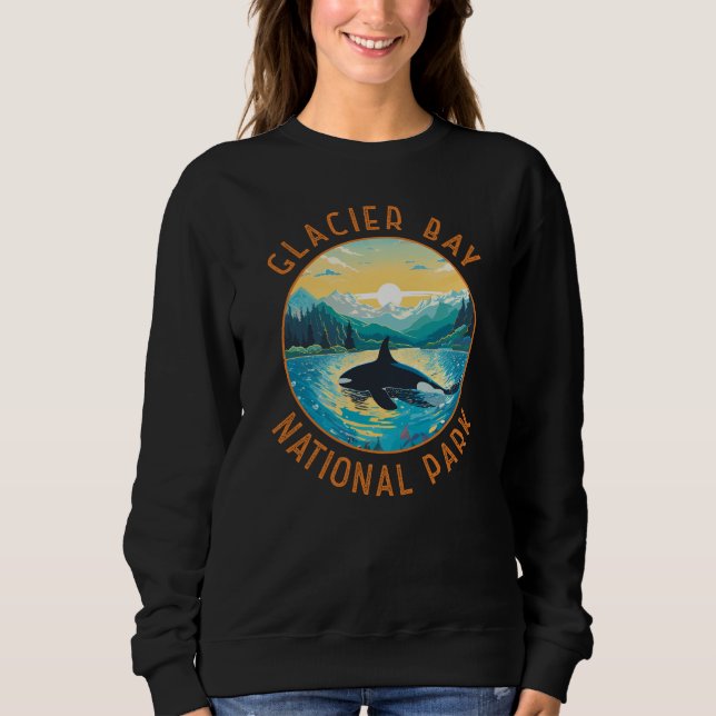 Sudadera Parque nacional de la Bahía del Glaciar Orca Circu (Anverso)