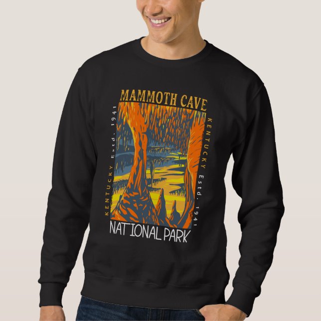 Sudadera Parque nacional de la Cueva Mammoth en Kentucky co (Anverso)