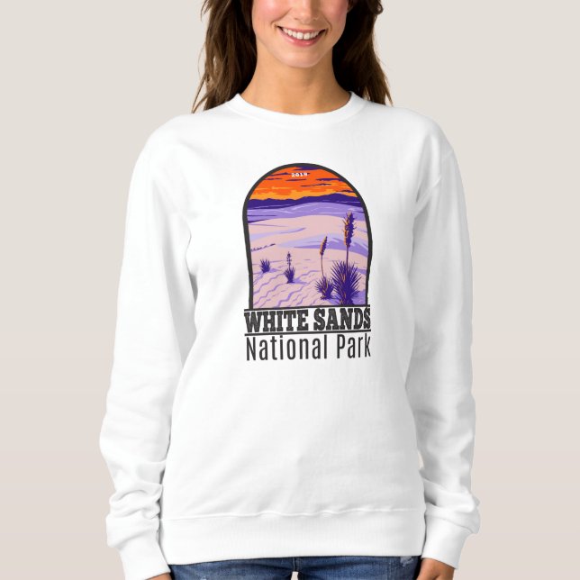 Sudadera Parque nacional de las Arenas Blancas Nuevo México (Anverso)