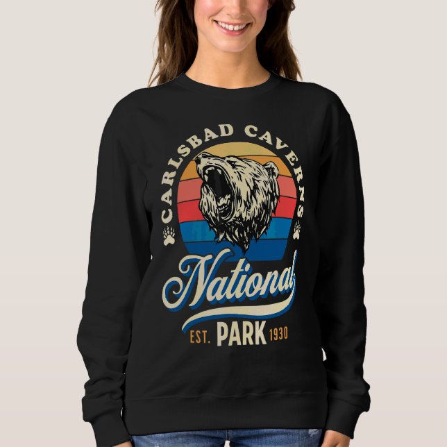 Sudadera Parque nacional de las Cavernas de Carlsbad (Anverso)