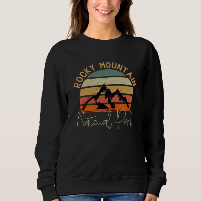 Sudadera Parque nacional de las Montañas Rocosas Estados Un (Anverso)