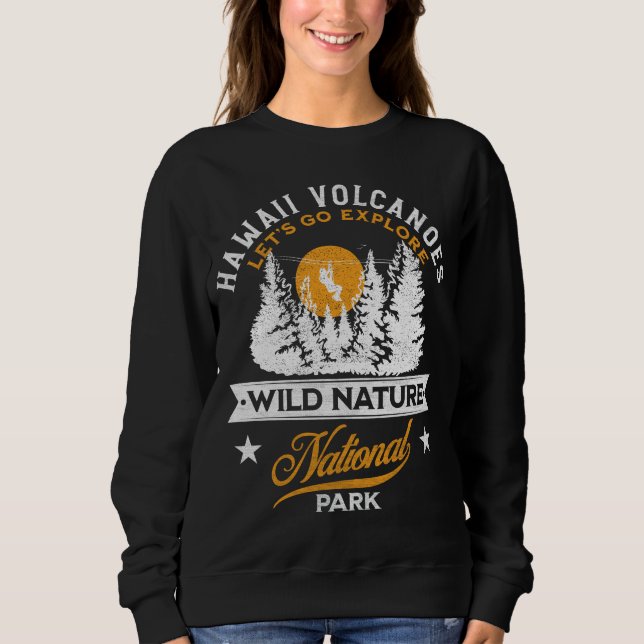 Sudadera Parque nacional de los Volcanes de Hawái (Anverso)
