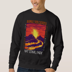 Sudadera Parque nacional de los Volcanes de Hawái con probl