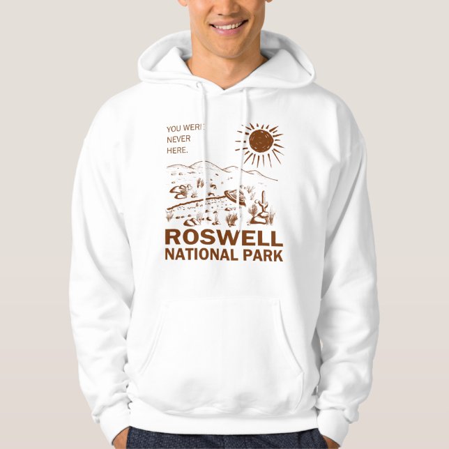 Sudadera Parque nacional de Roswell Aliens para los product (Anverso)